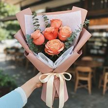 Букет цветов из:  Розы в Покровском Республика Дагестан