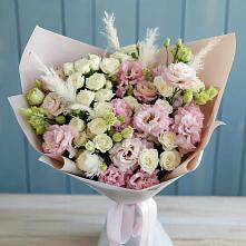Букет цветов из:  Альстромерии и Розы #REPLACE_PRED# Покровском Республика Дагестан